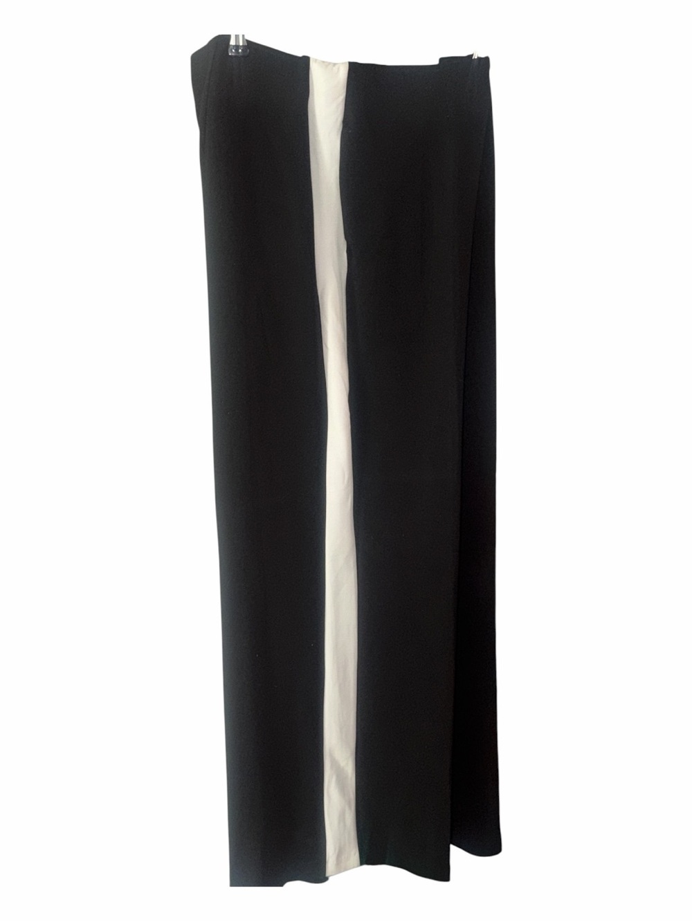 Lane Bryant Journey Black Wide-Leg Pants w/White Side Stripe NWT Size 16 - Picture 6 of 7